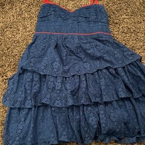 Hollister Blue Lace Dress